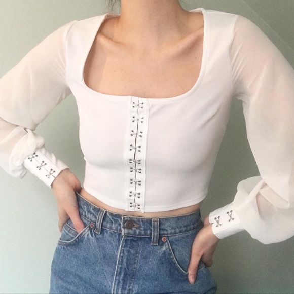 Fashion Nova Tops - Victorian Style Top